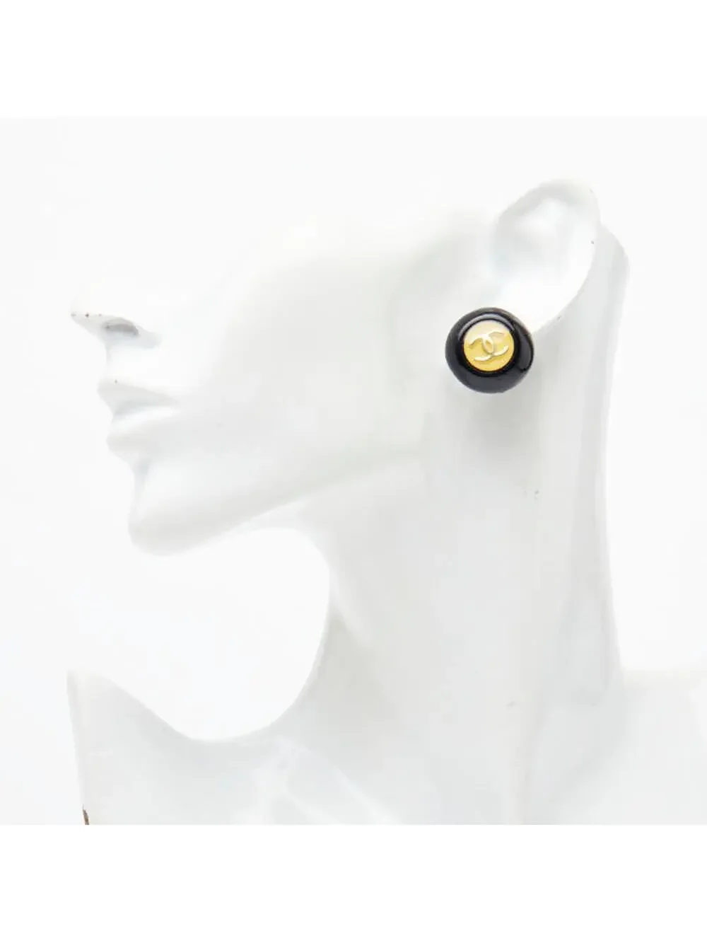 Chanel Cc Logo Clip-On Earrings Gold- #246858C59B